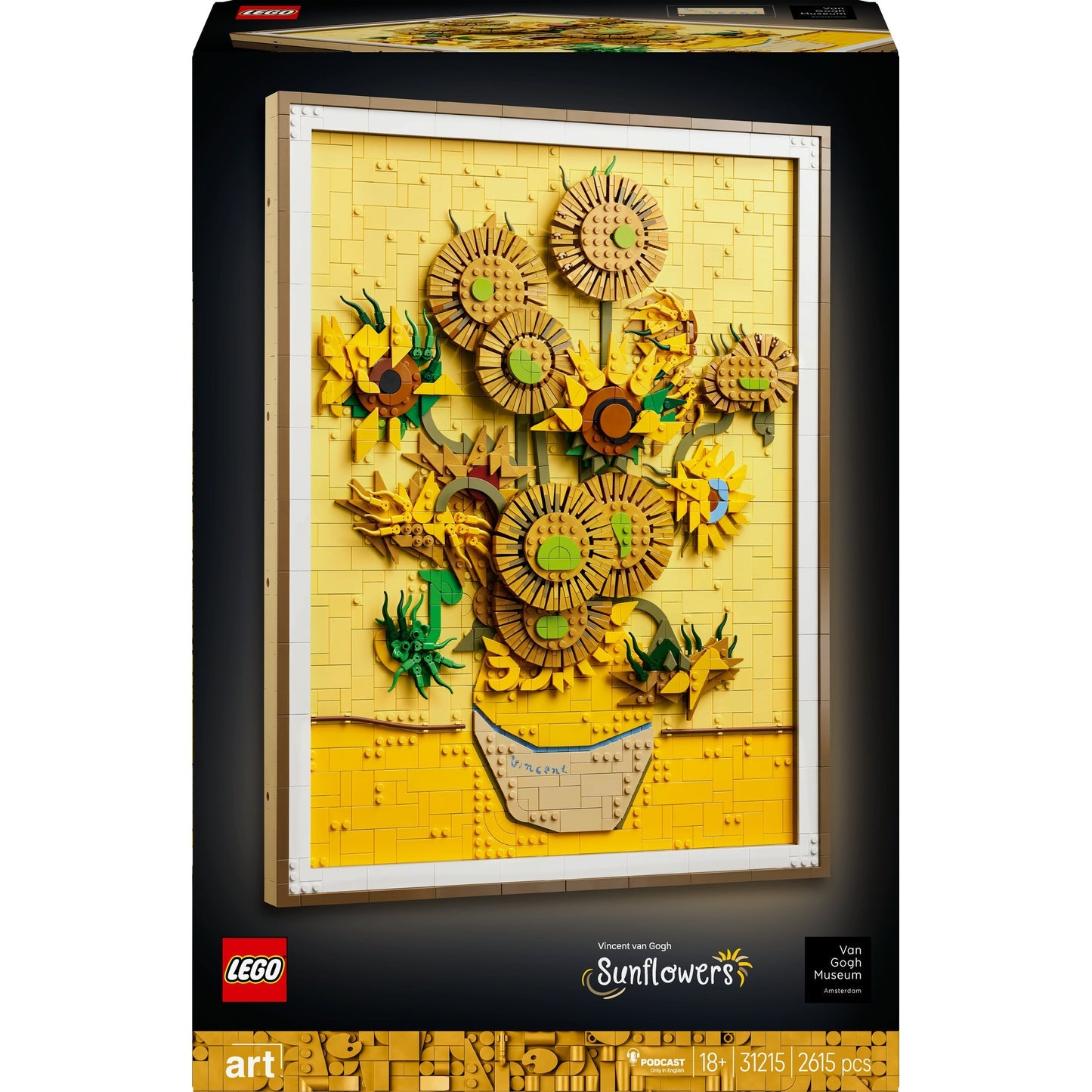 31215 Art Vincent van Gogh - Sonnenblumen, Konstruktionsspielzeug