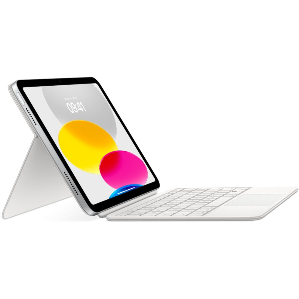 Apple Magic Keyboard Folio für iPad (10. Generation) (weiss, DE-Layout, Scherenmechanik)