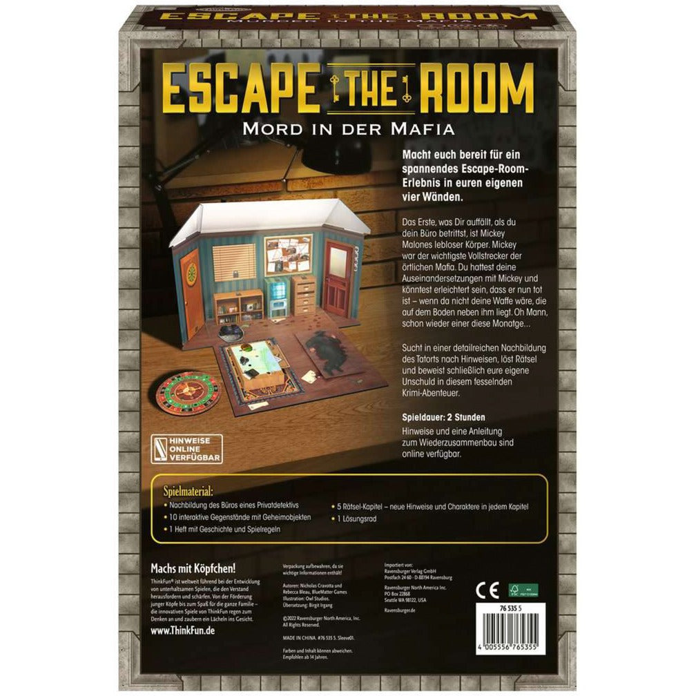 Ravensburger Escape the Room - Mord in der Mafia, Brettspiel