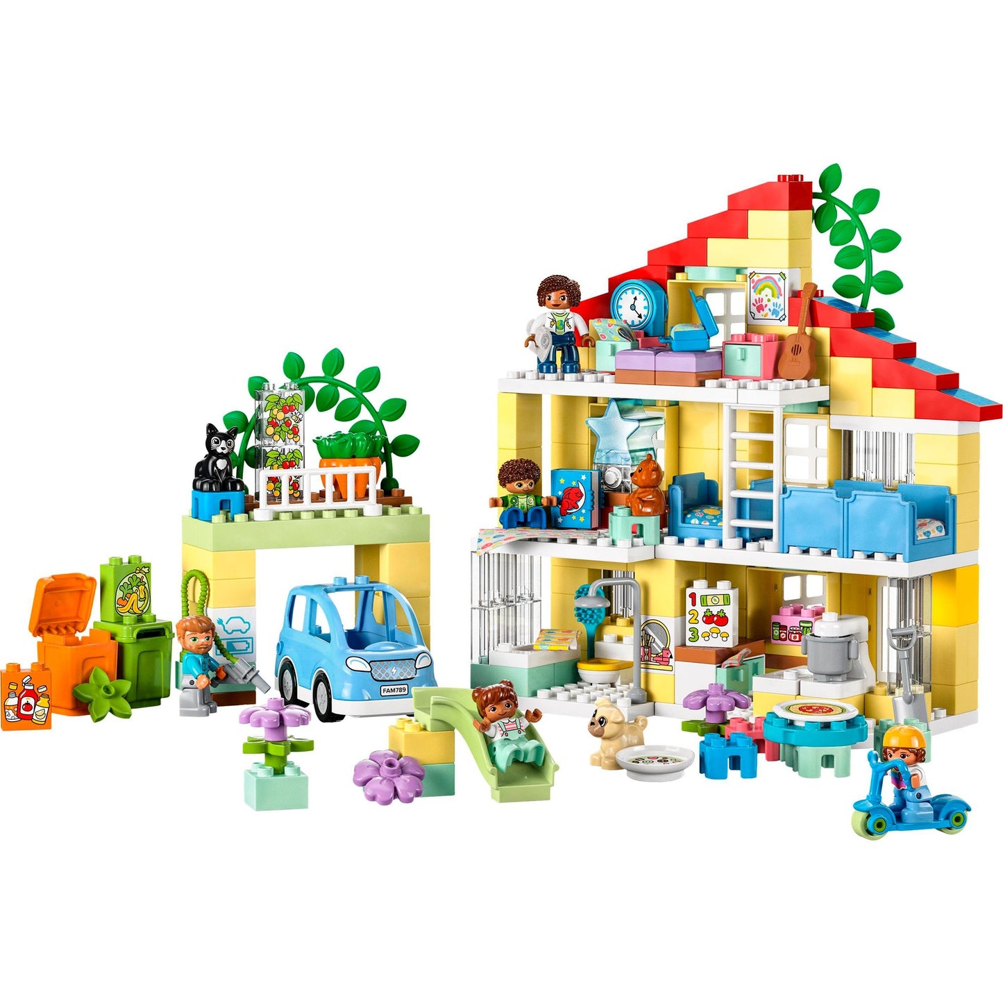 LEGO 10994 DUPLO 3-in-1-Familienhaus, Konstruktionsspielzeug