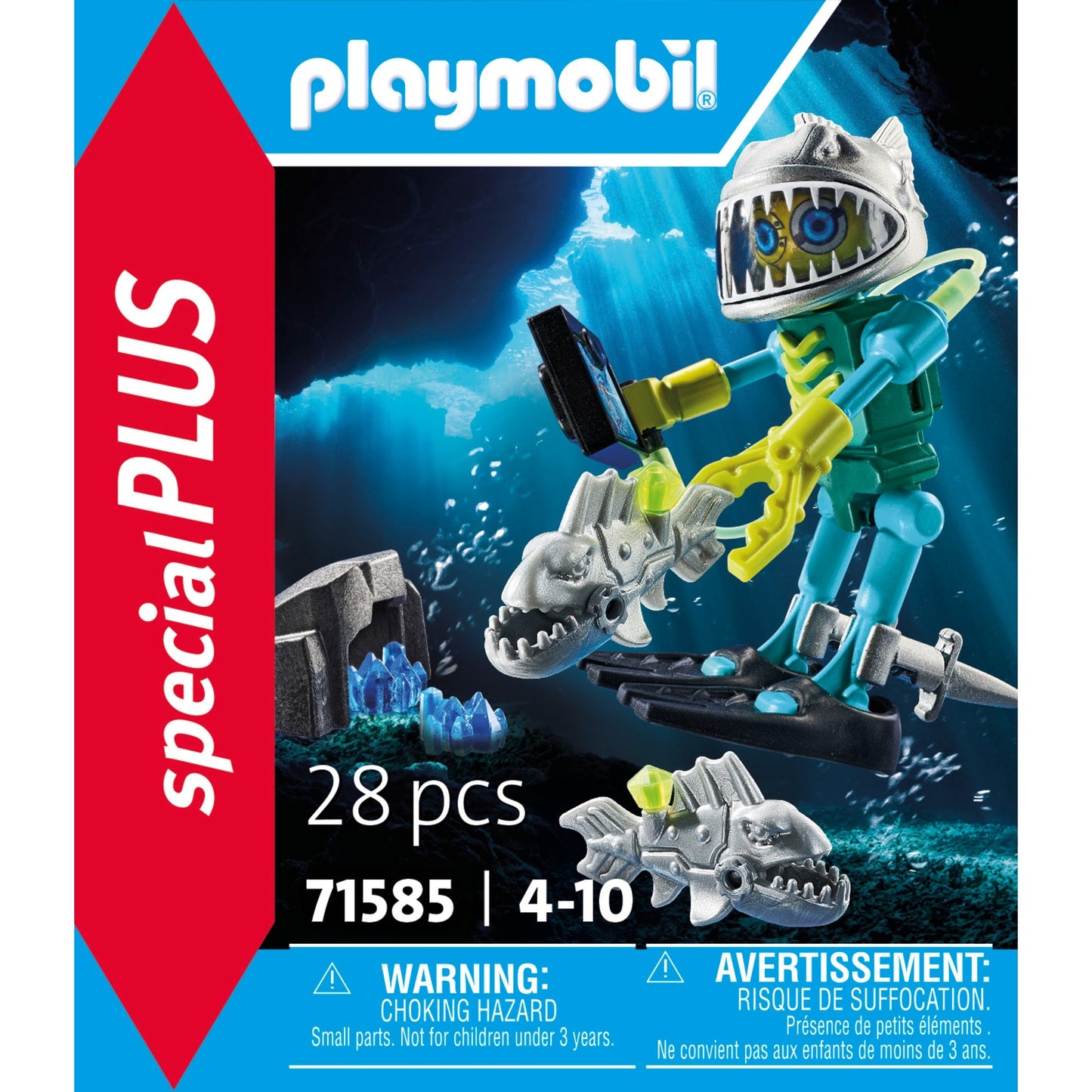 PLAYMOBIL 71585 specialPLUS Robotertaucher, Konstruktionsspielzeug