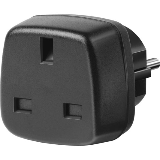 Brennenstuhl Reiseadapter UK/Schutzkontakt (schwarz, Bulk)