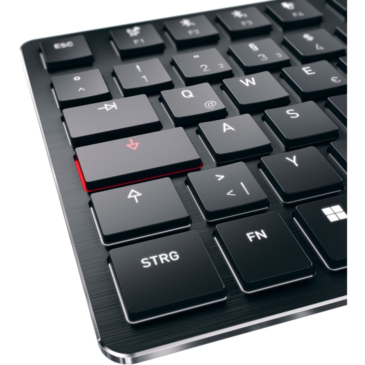 Cherry KW X ULP (schwarz, DE-Layout, Cherry MX Ultra Low Profile)