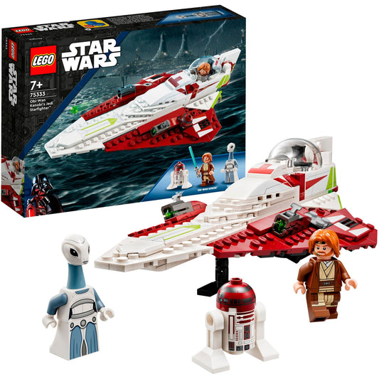 LEGO 75333 Star Wars Obi-Wan Kenobis Jedi Starfighter, Konstruktionsspielzeug