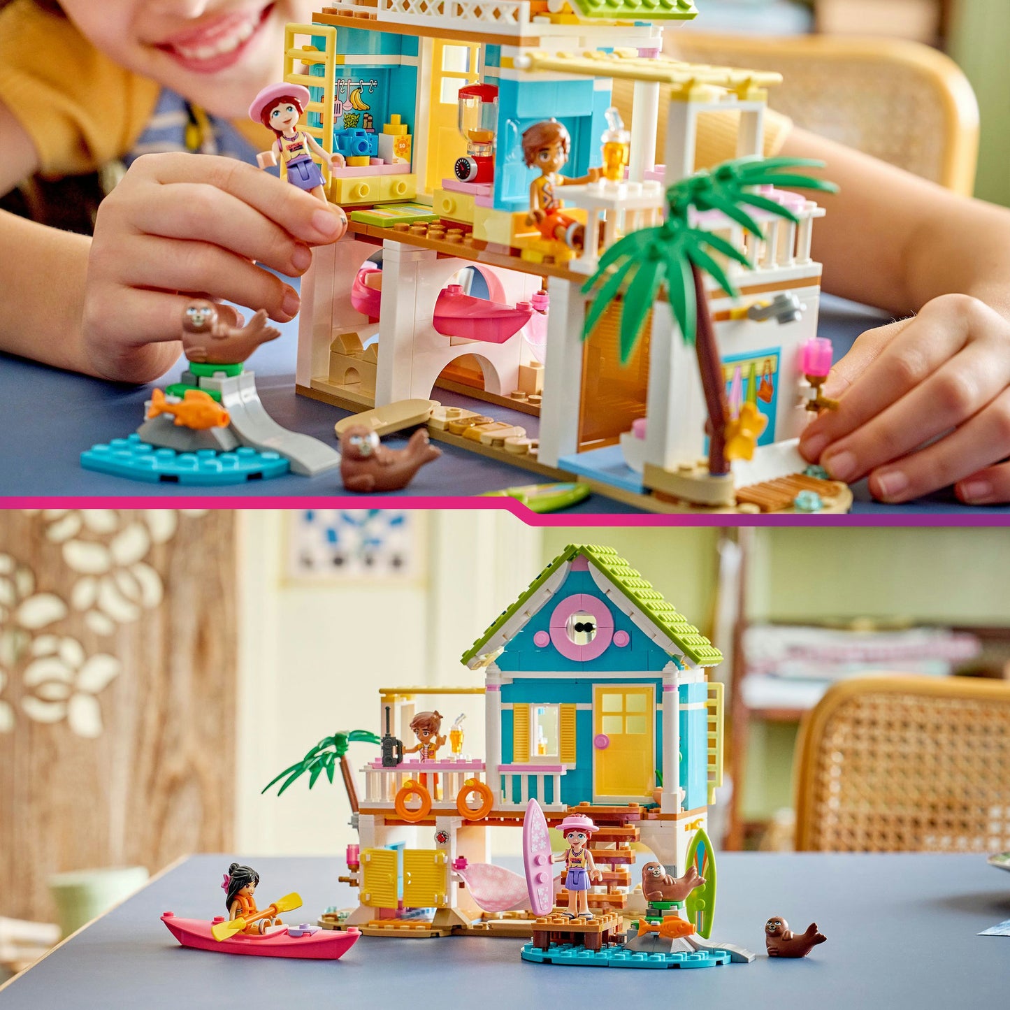 42699 Friends Strandhaus mit Robben, Konstruktionsspielzeug