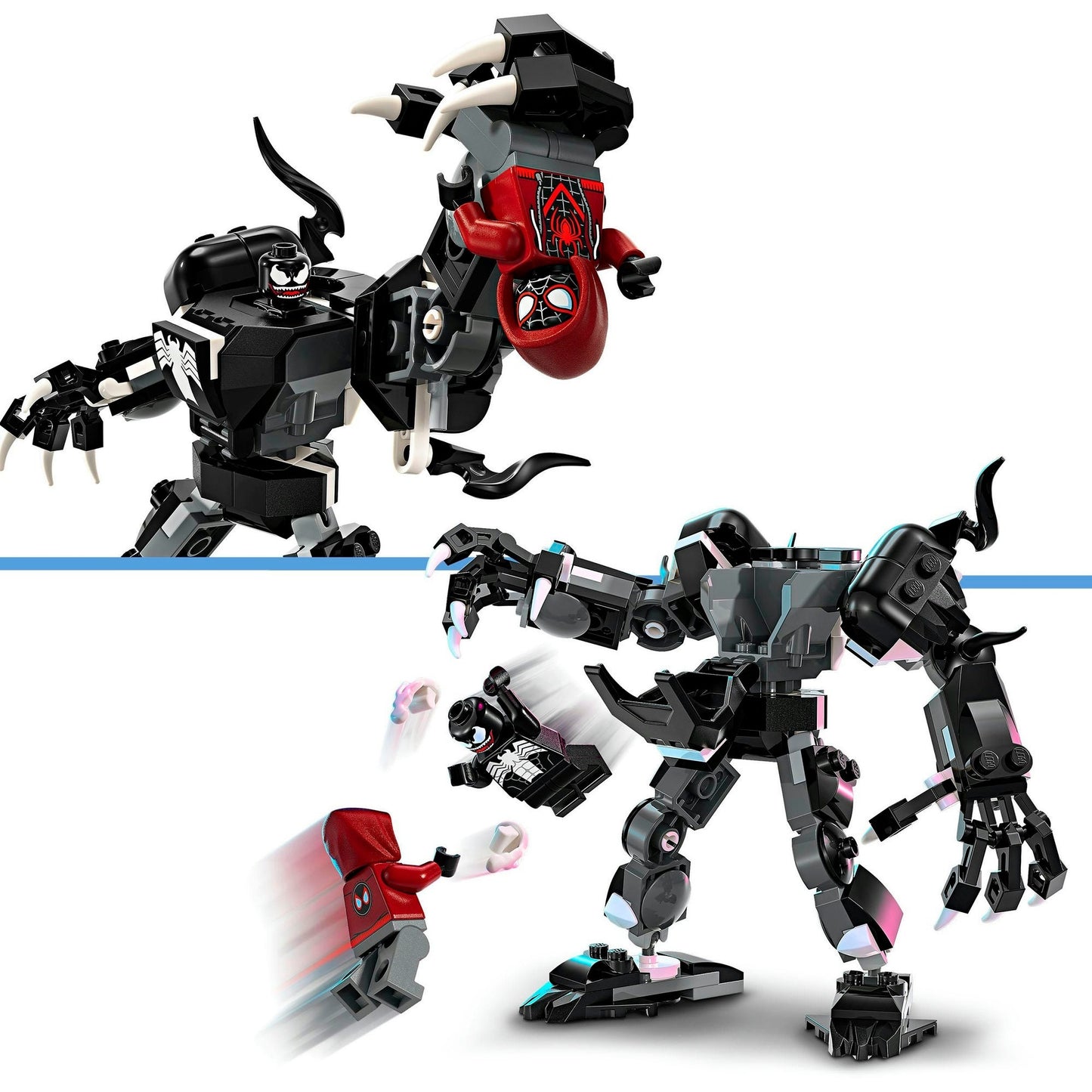 LEGO 76276 Marvel Super Heroes Venom Mech vs. Miles Morales, Konstruktionsspielzeug