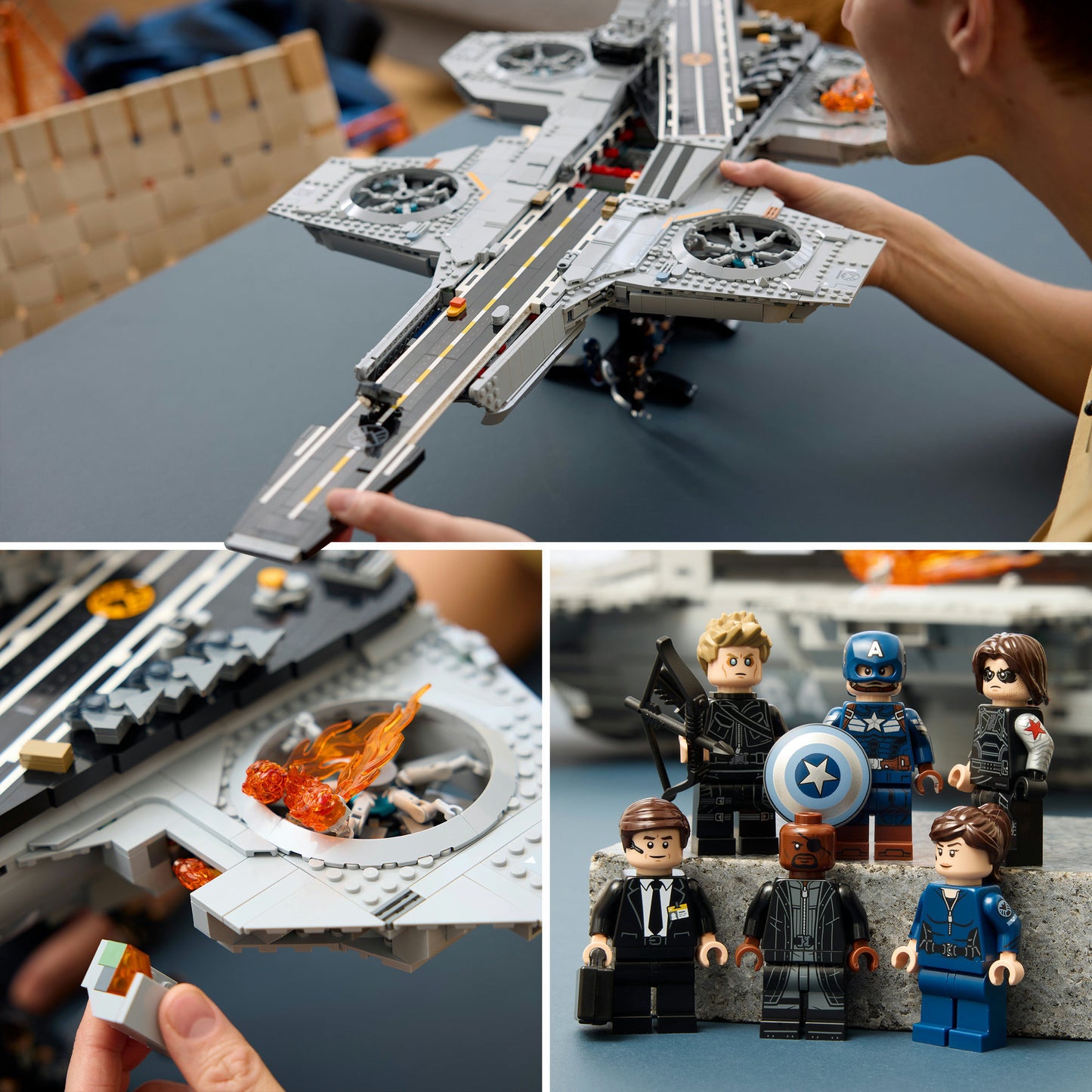 76354 Marvel Super Heroes S.H.I.E.L.D.-Helicarrier, Konstruktionsspielzeug
