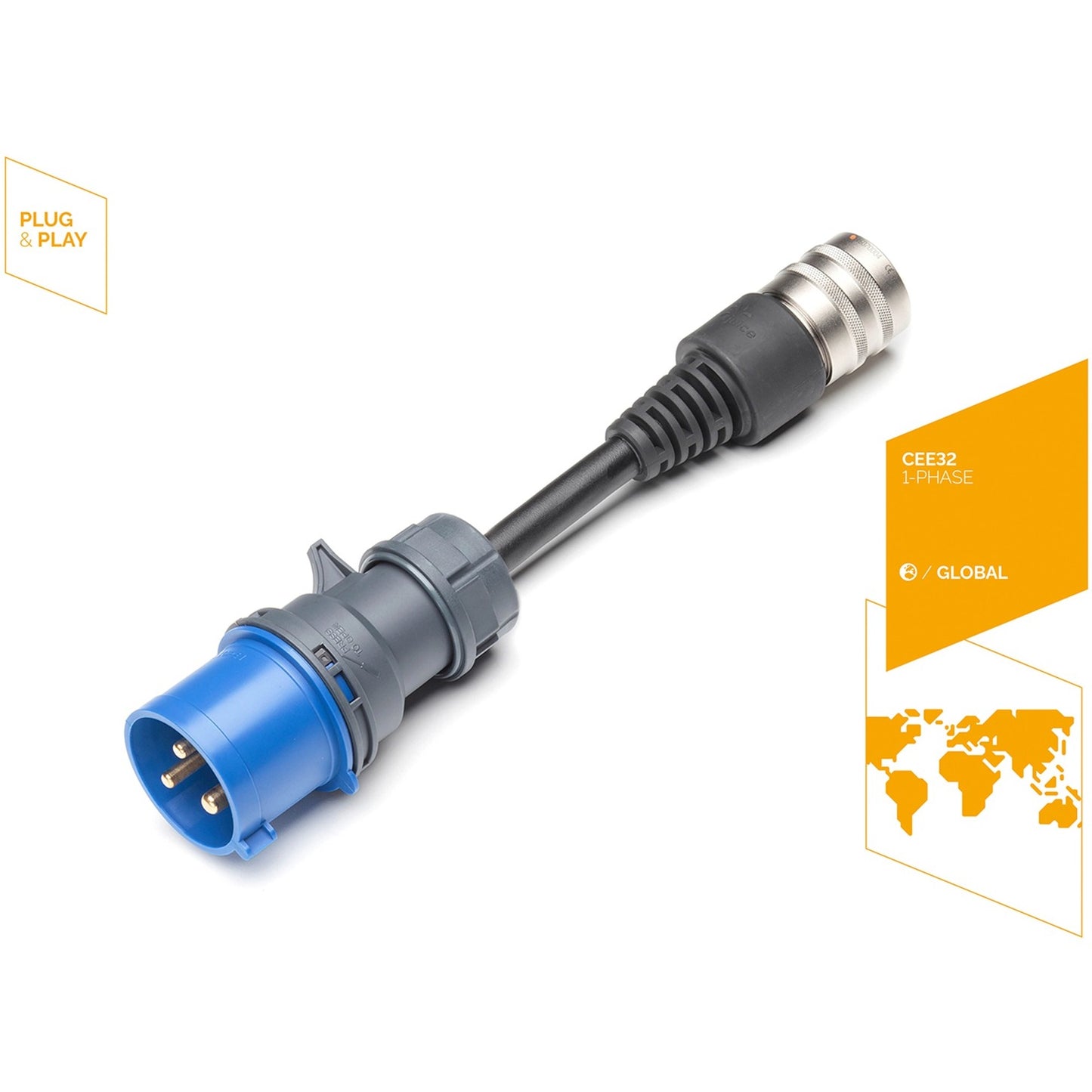 Juice Technology Sicherheitsadapter JUICE CONNECTOR, CEE32 / 230V, 1-phasig (blau, für JUICE BOOSTER 2)