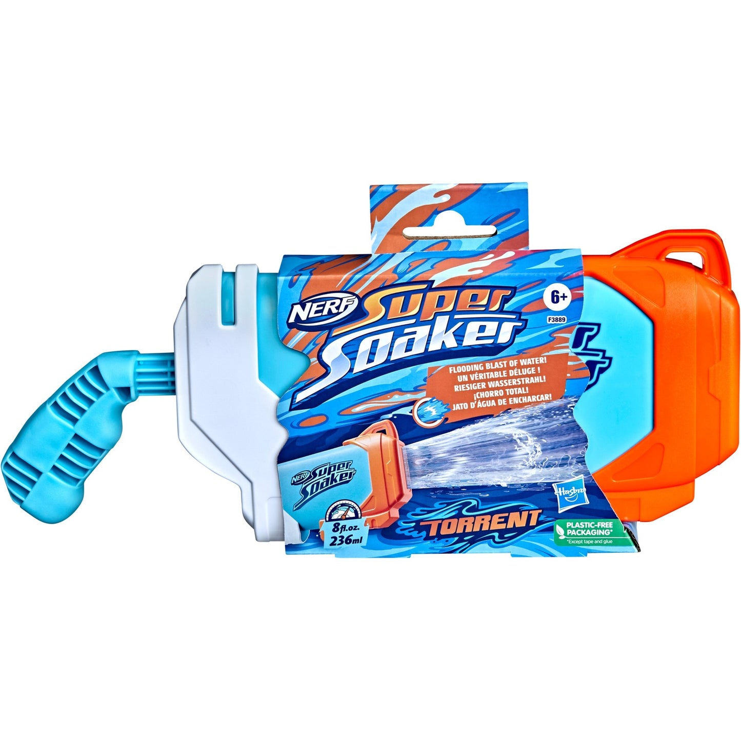 Hasbro Nerf Super Soaker Torrent (hellblau/weiss)