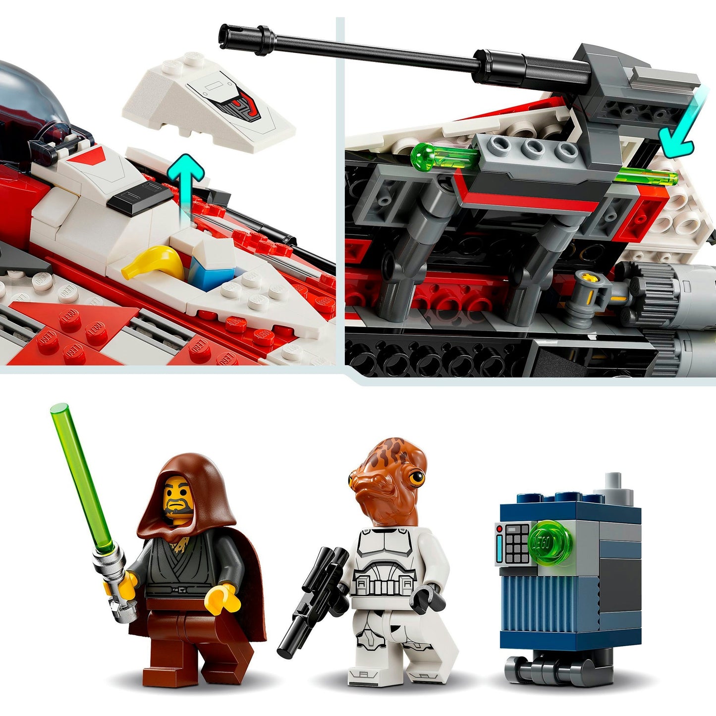 LEGO 75388 Star Wars Jedi Bobs Sternjäger (sortierter Artikel, eine Figur)