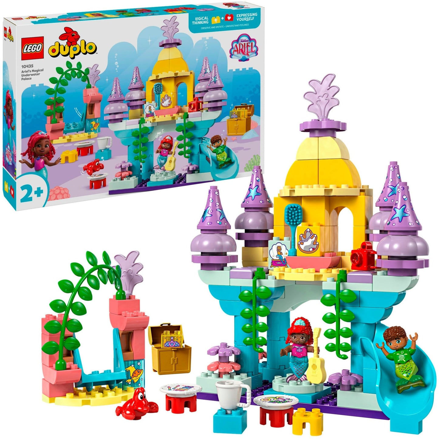 LEGO 10435 DUPLO Disney Arielles magischer Unterwasserpalast, Konstruktionsspielzeug