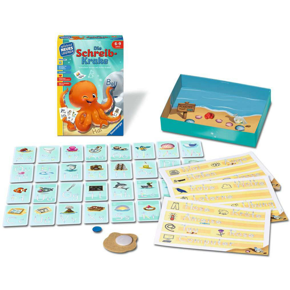 Die Schreib-Krake - Lernspiel ab 6 Jahren, Brettspiel