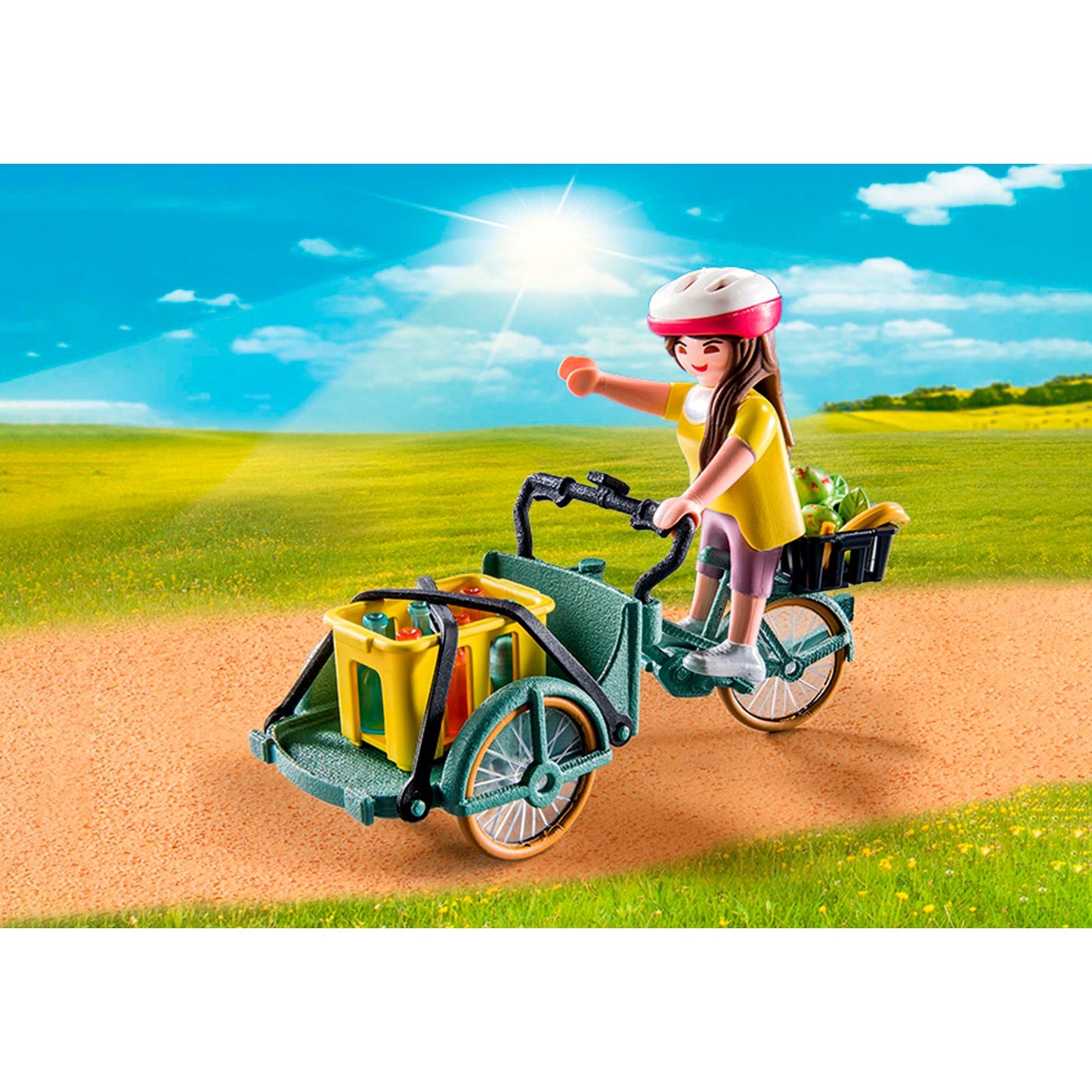 PLAYMOBIL 71306 Country Lastenfahrrad, Konstruktionsspielzeug