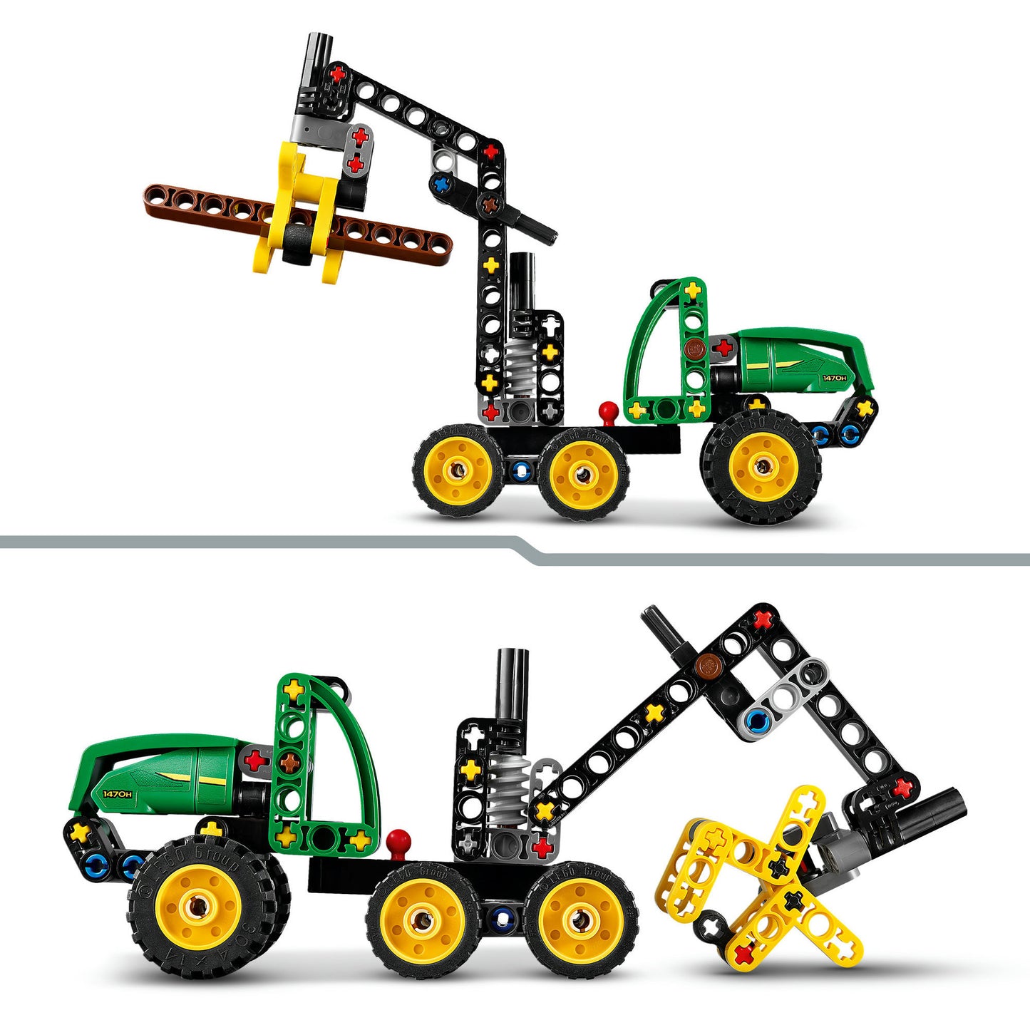 42218 Technic John Deere 1470H Rad-Harvester, Konstruktionsspielzeug