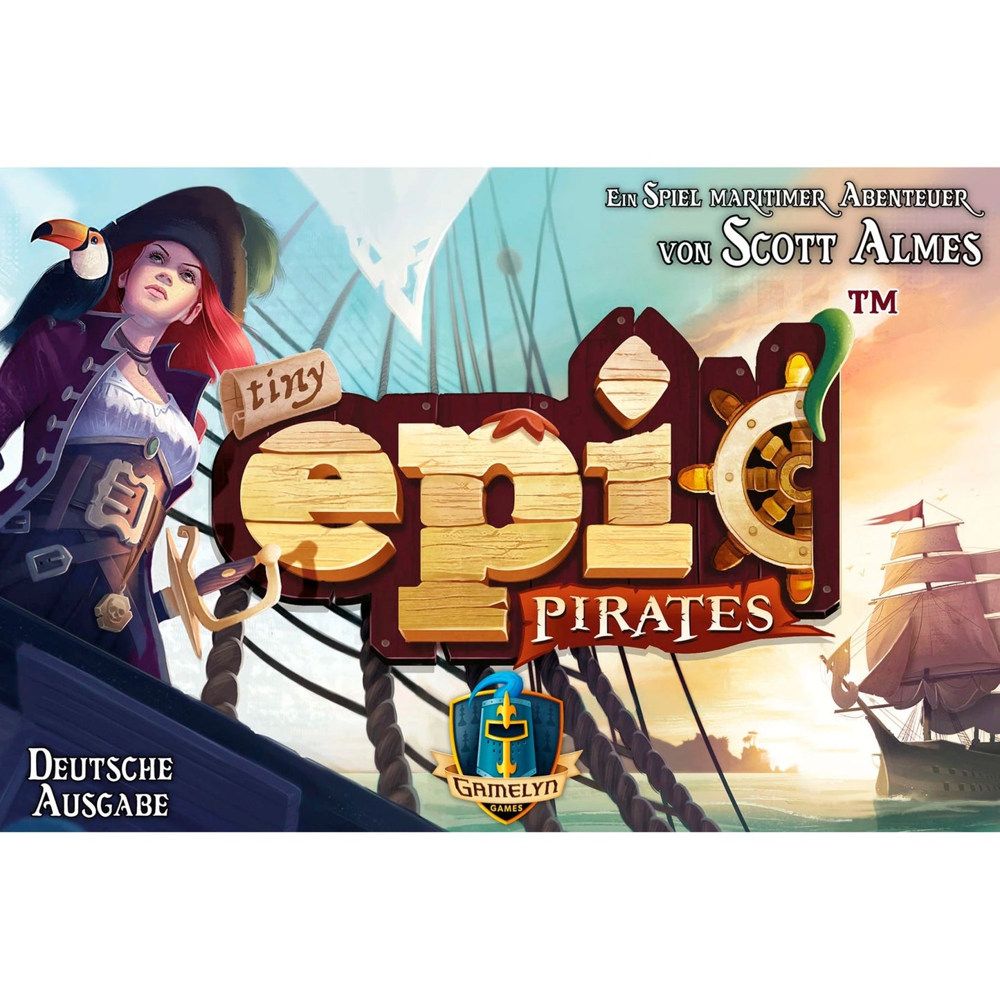 Asmodee Tiny Epic Pirates, Brettspiel