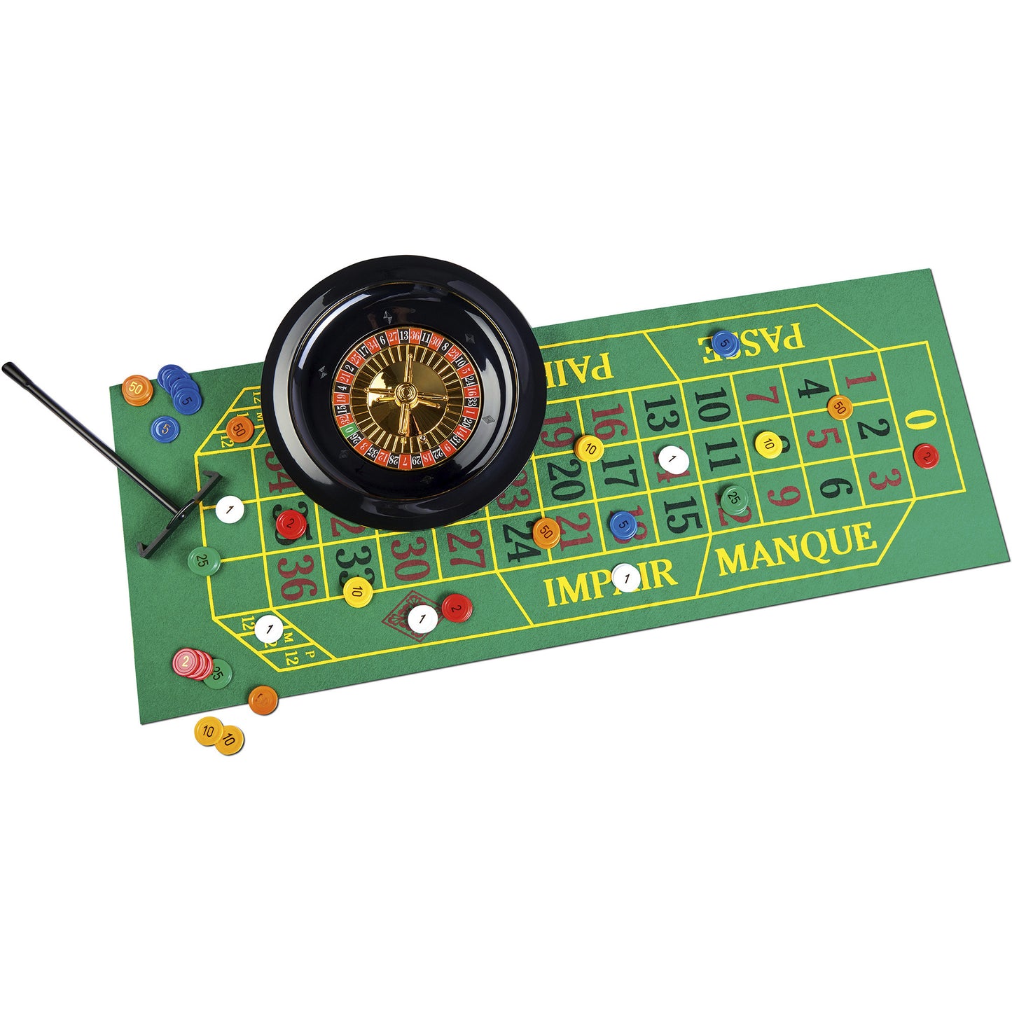 Deluxe Set - Roulette 25 cm, Brettspiel