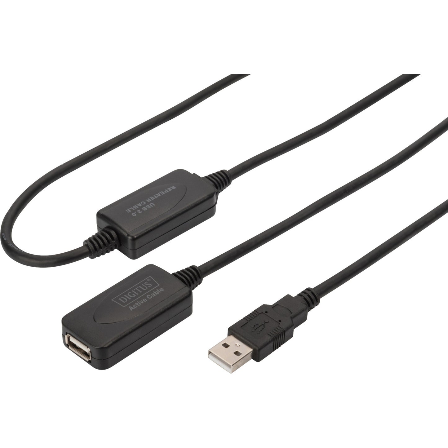 Aktives USB 2.0 Verlängerungskabel, 20 Meter