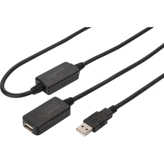 Aktives USB 2.0 Verlängerungskabel, 20 Meter