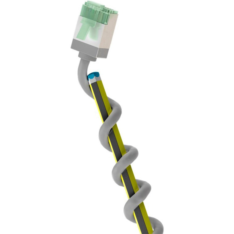 Goobay Ultraflexibles Cat.8.1 Patchkabel slim, U/FTP (grau, 5 Meter, extrakurze Stecker)