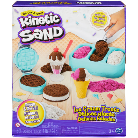 Spin Master Kinetic Sand - Eiscreme Set, Spielsand