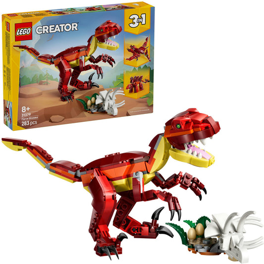 31379 Creator 3-in-1 Wilder Dinosaurier, Konstruktionsspielzeug