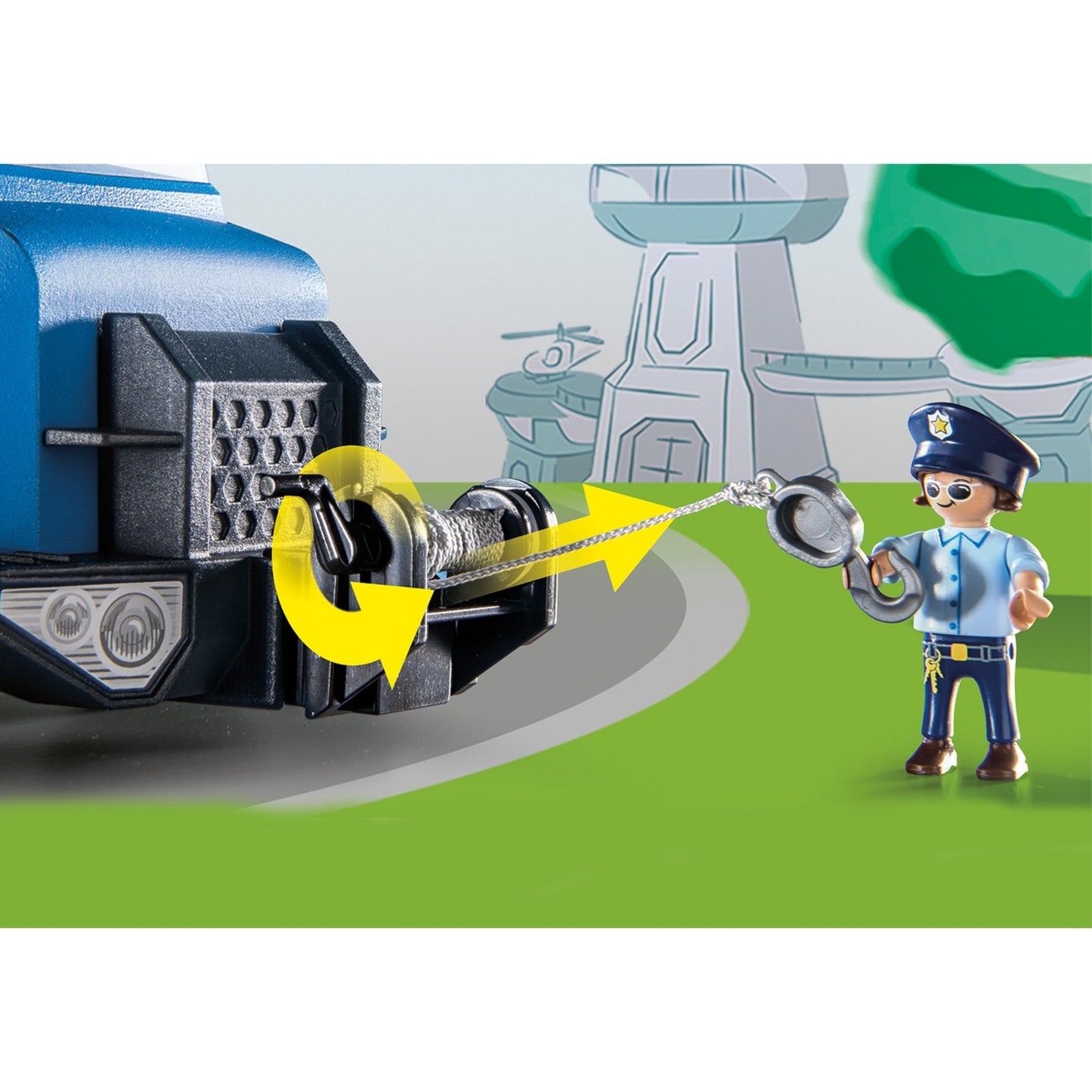 PLAYMOBIL 70912 DUCK ON CALL Polizei Truck, Konstruktionsspielzeug