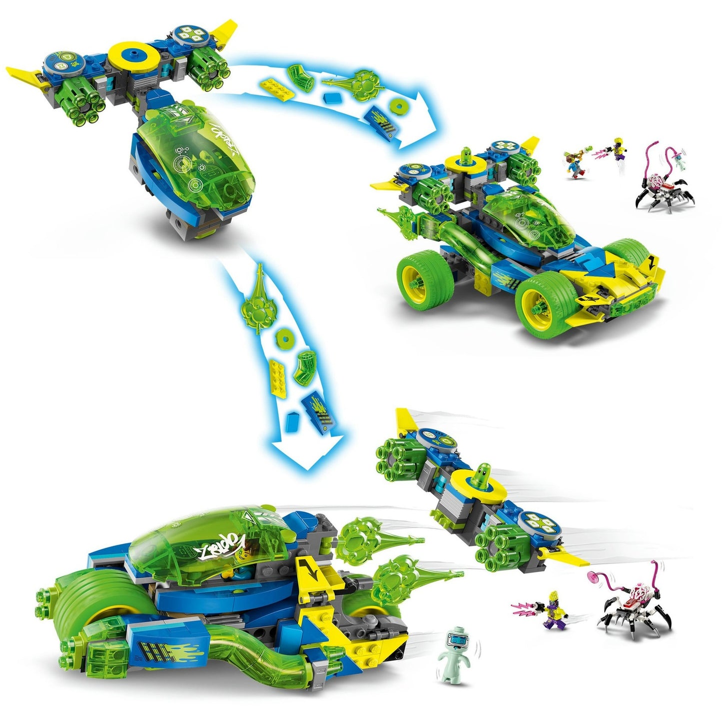 71491 DREAMZzz Mateo mit dem Z-Blob Action Rennwagen, Konstruktionsspielzeug