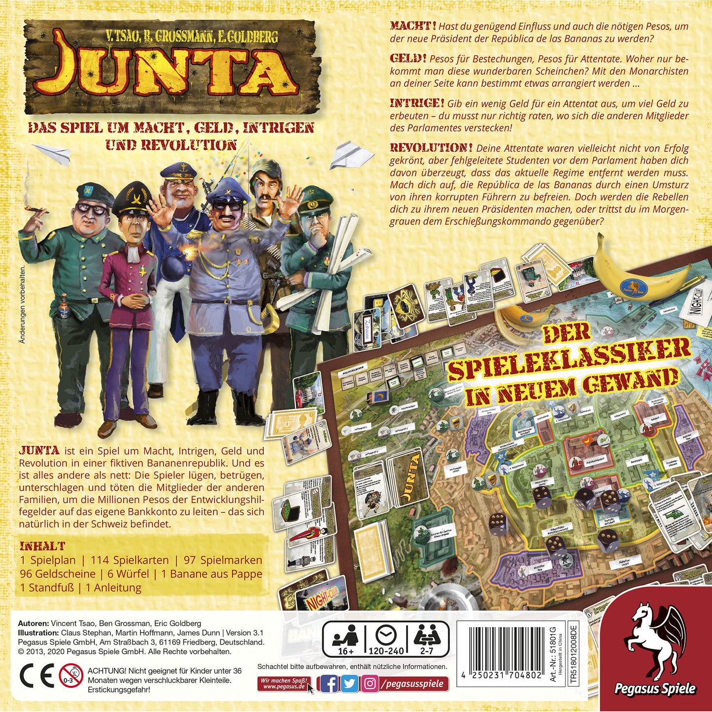 Junta, Brettspiel