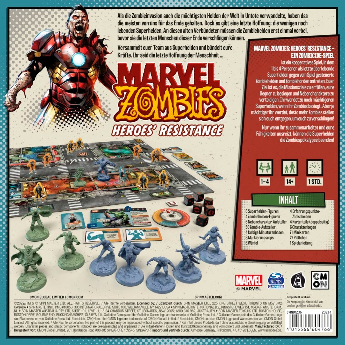 Asmodee Marvel Zombies Heroes' Resistance - Ein Zombicide-Spiel, Brettspiel