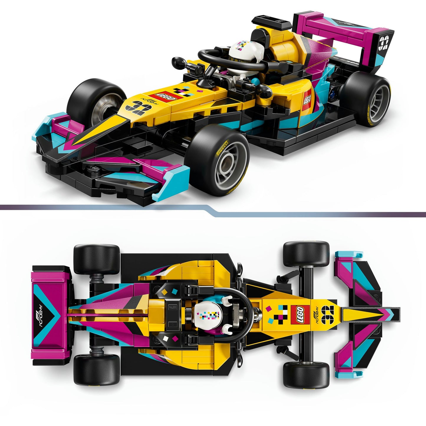 77258 Speed Champions F1 ACADEMY LEGO Rennwagen, Konstruktionsspielzeug