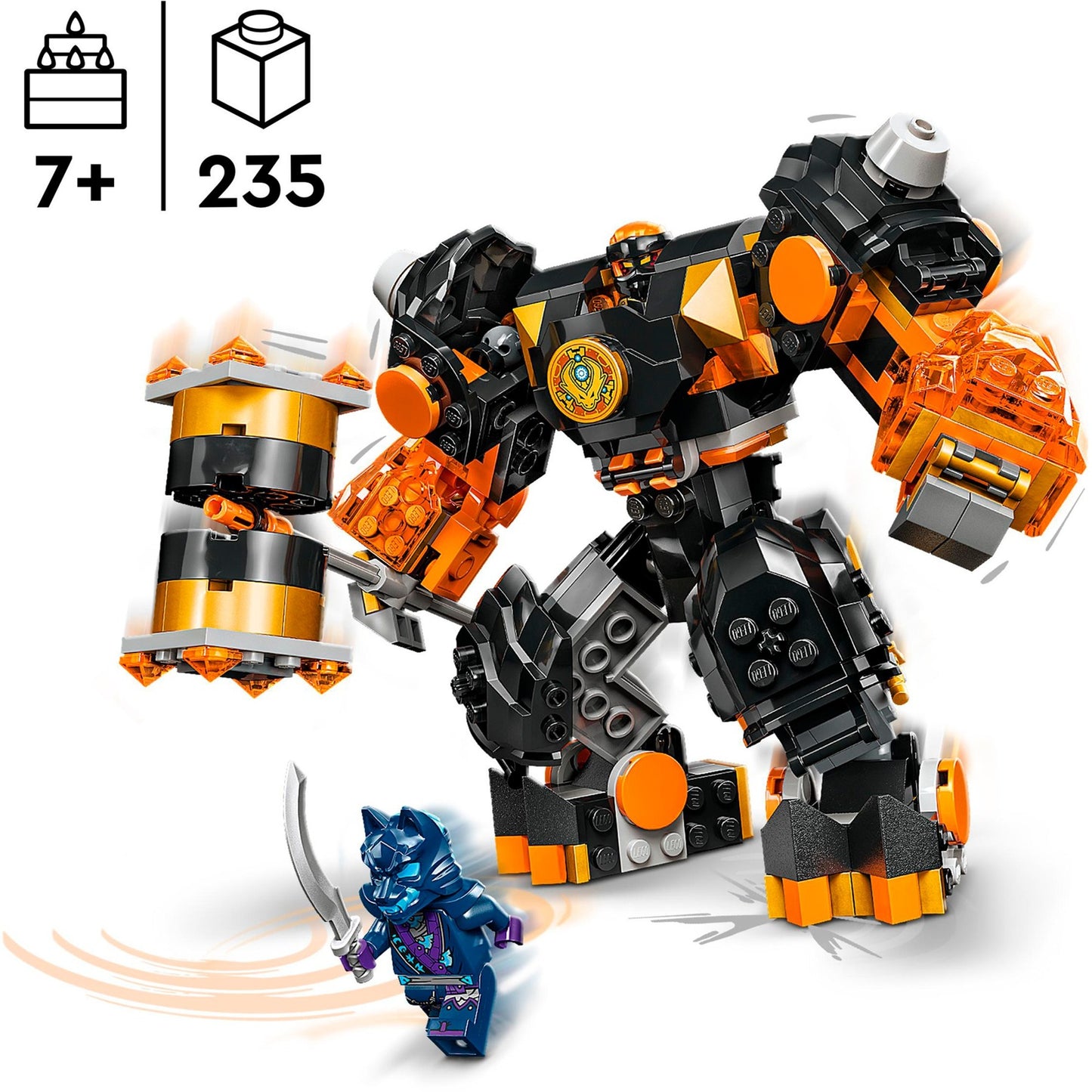 LEGO 71806 Ninjago Coles Erdmech, Konstruktionsspielzeug