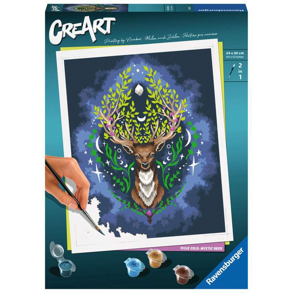 Ravensburger CreArt - Pixie Cold: Mystic Deer, Malen