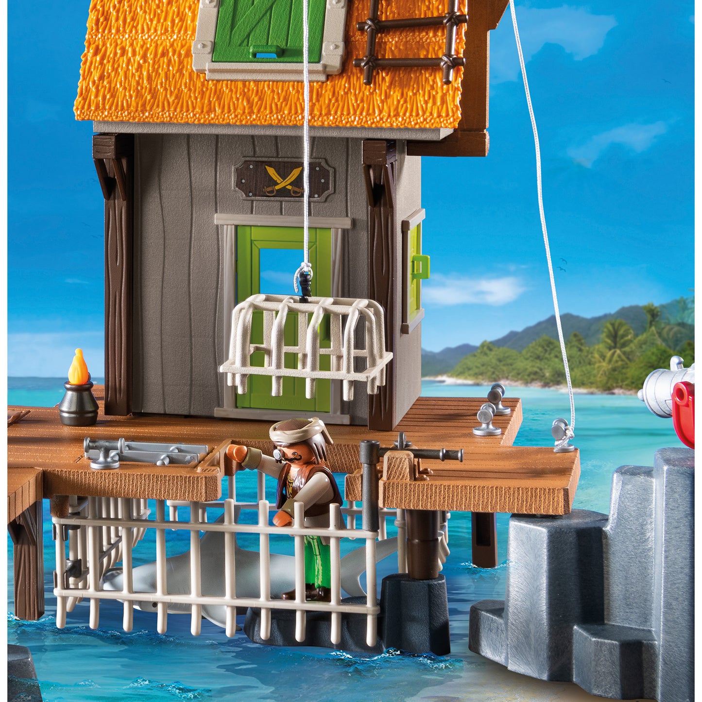 71792 Pirates Piratenhafen mit Seeräuber-Gefängnis, Konstruktionsspielzeug