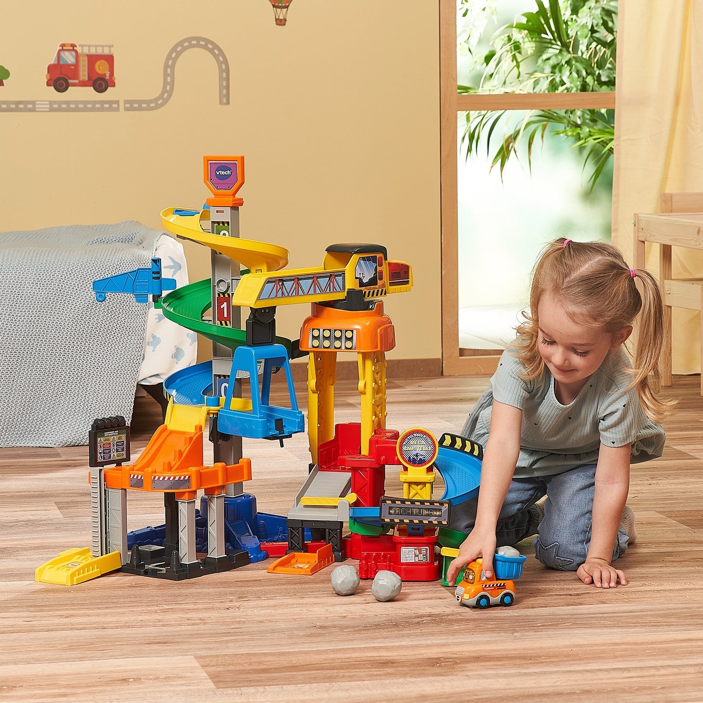 VTech Tut Tut Baby Flitzer - Mega Baustelle, Spielgebäude