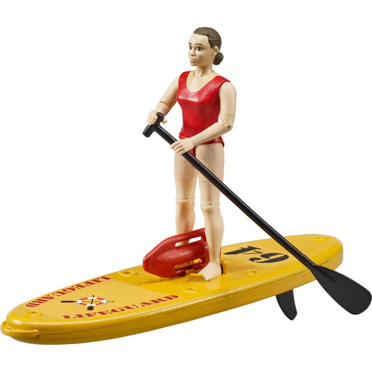 BRUDER bworld Life Guard mit Stand Up Paddle