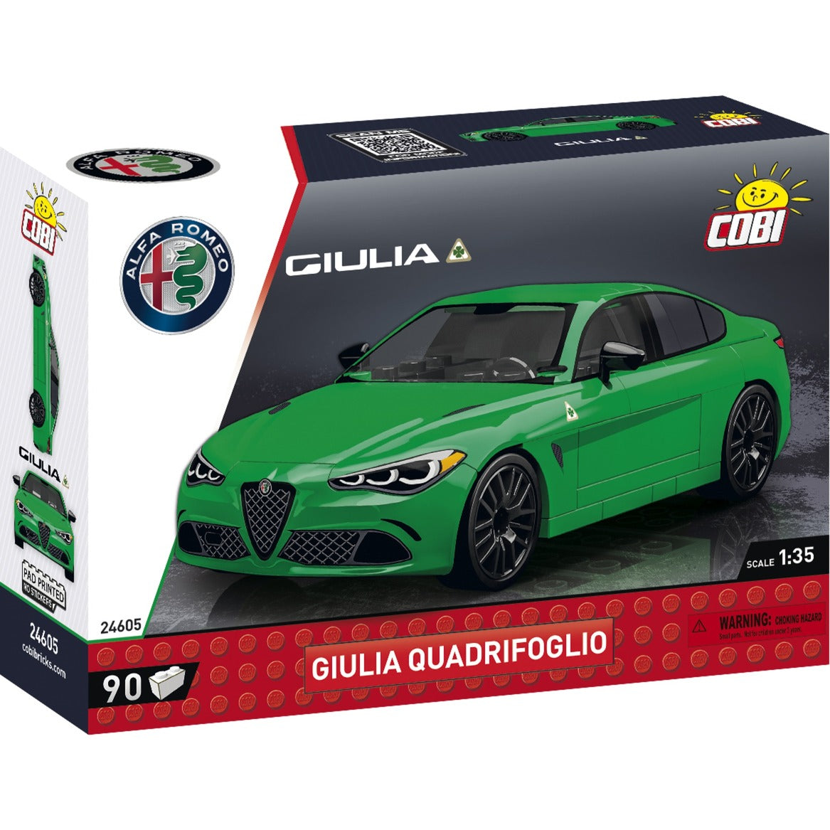 Alfa Romeo Giulia Quadrifoglio, Konstruktionsspielzeug