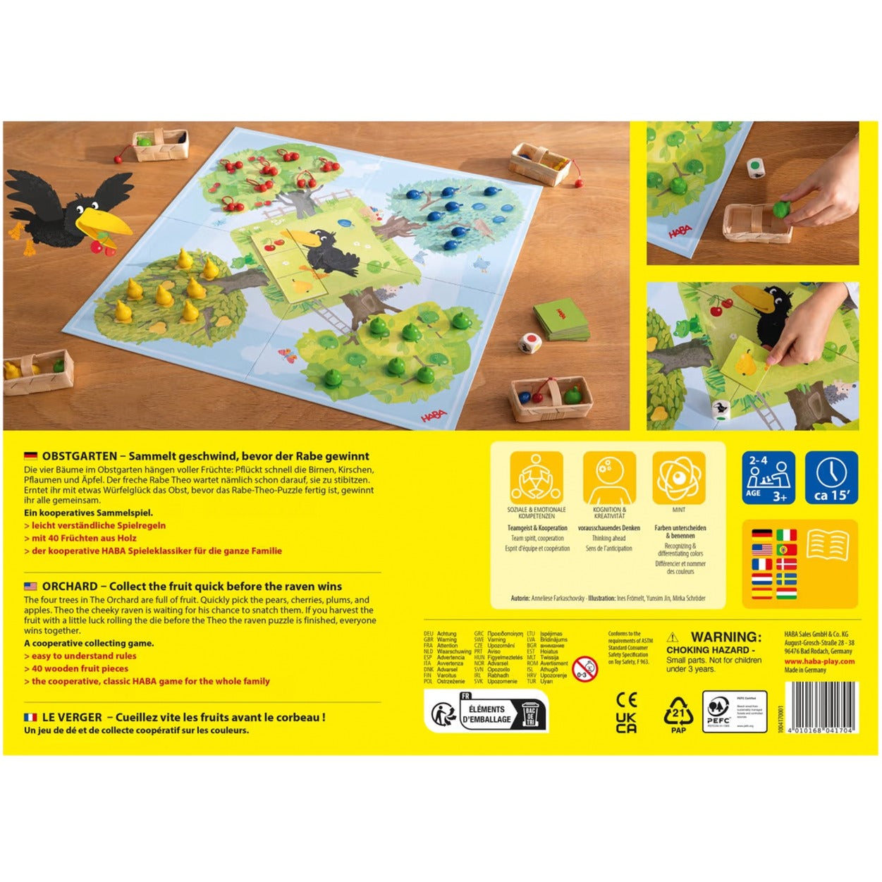 HABA Obstgarten, Brettspiel