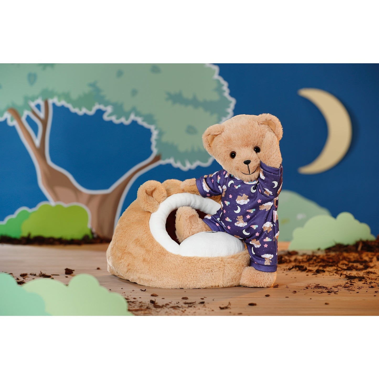 ZAPF Creation BABY born® Teddy Schlafanzug Glow in the Dark