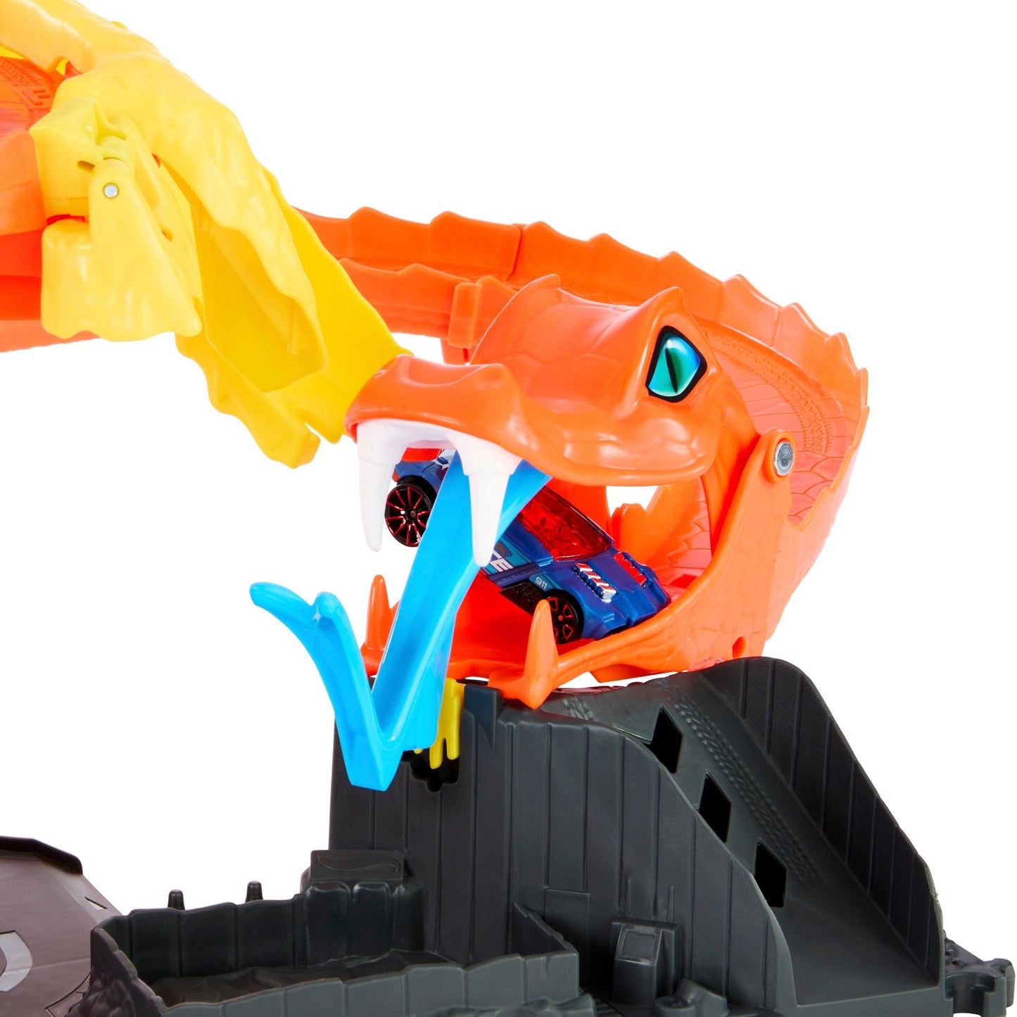 Hot Wheels City Cobra Slam Pizza Attack, Rennbahn