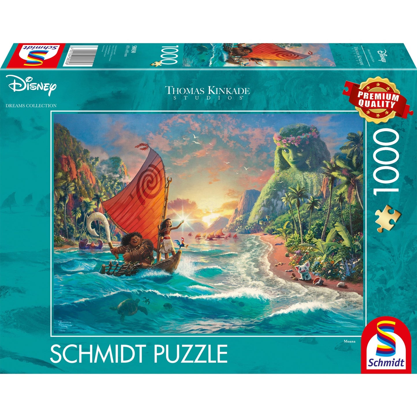 Schmidt Spiele Thomas Kinkade Studios: Moana ? Vaiana (1000 Teile)