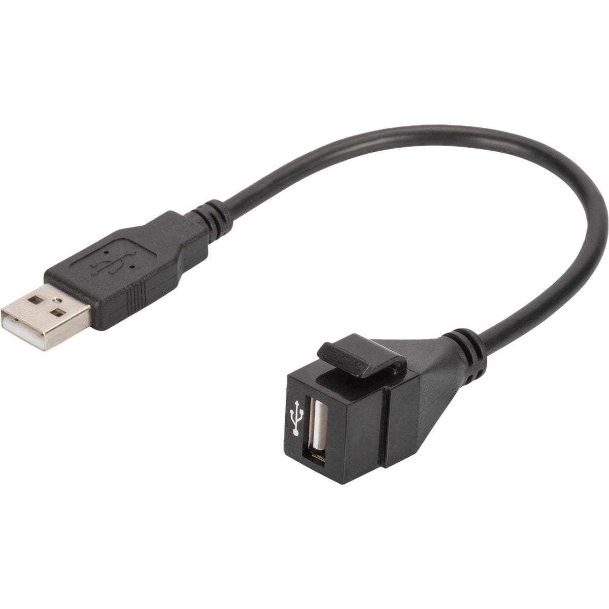 USB 2.0 Keystone-Modul USB-A Stecker > USB-A Buchse