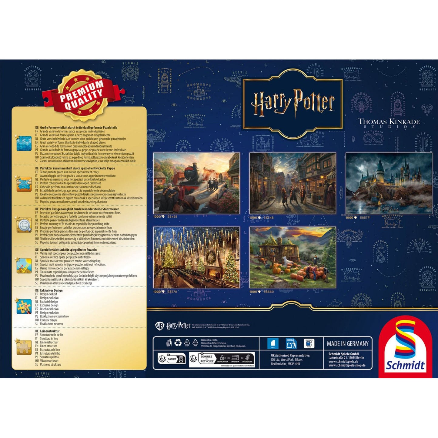 Thomas Kinkade Studios: Harry Potter - Hagrids Hut, Puzzle