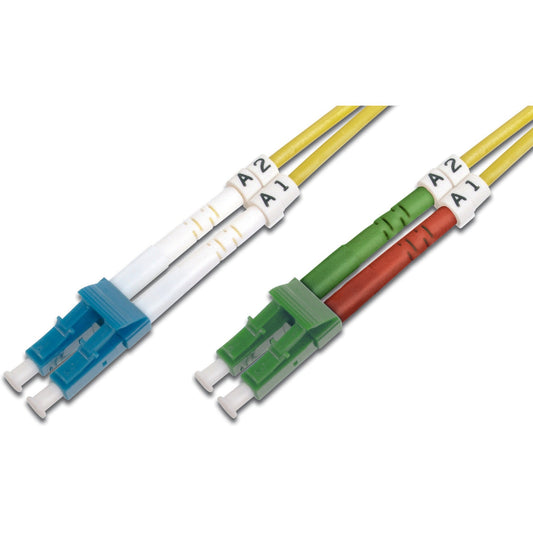 LWL Patchkabel, Duplex, LC (APC) > LC Stecker, Singlemode OS2