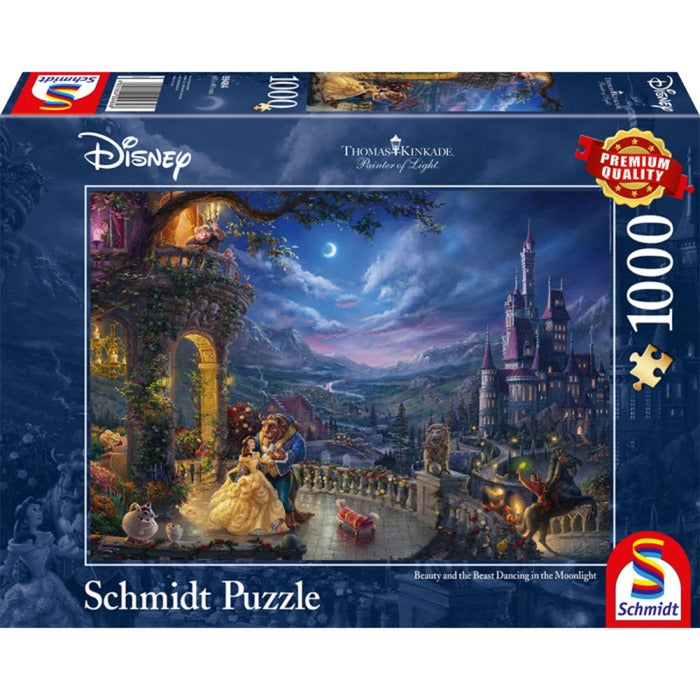 Schmidt Spiele Puzzle Thomas Kinkade: Disney Die Schöne und das Biest