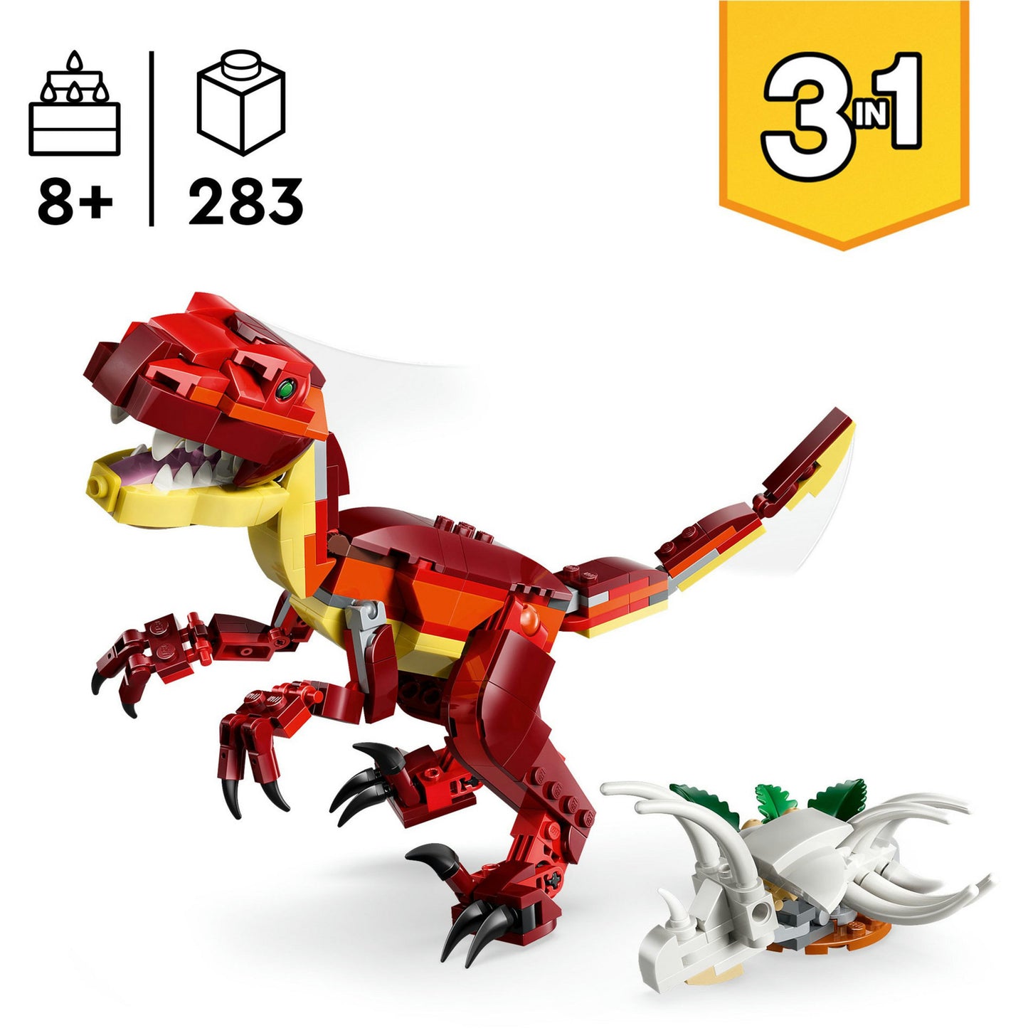 31379 Creator 3-in-1 Wilder Dinosaurier, Konstruktionsspielzeug