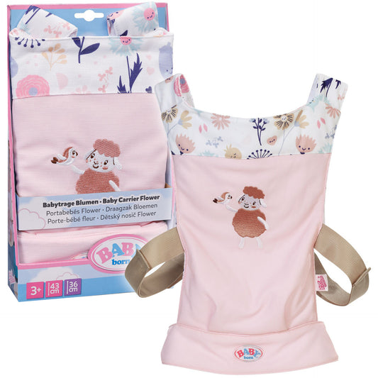 BABY born Babytragesitz Blumen, Puppenzubehör