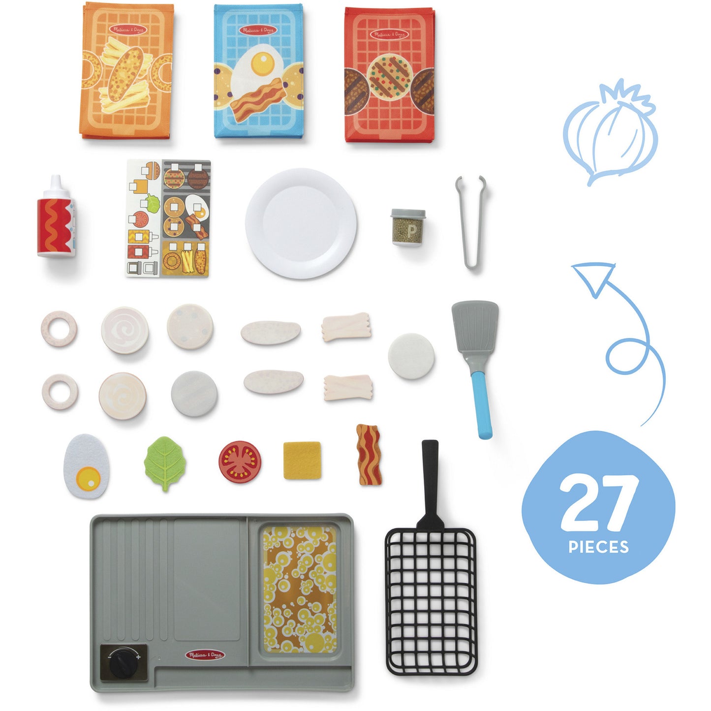 Melissa & Doug - Water WOW! Grill Set, Spielküche