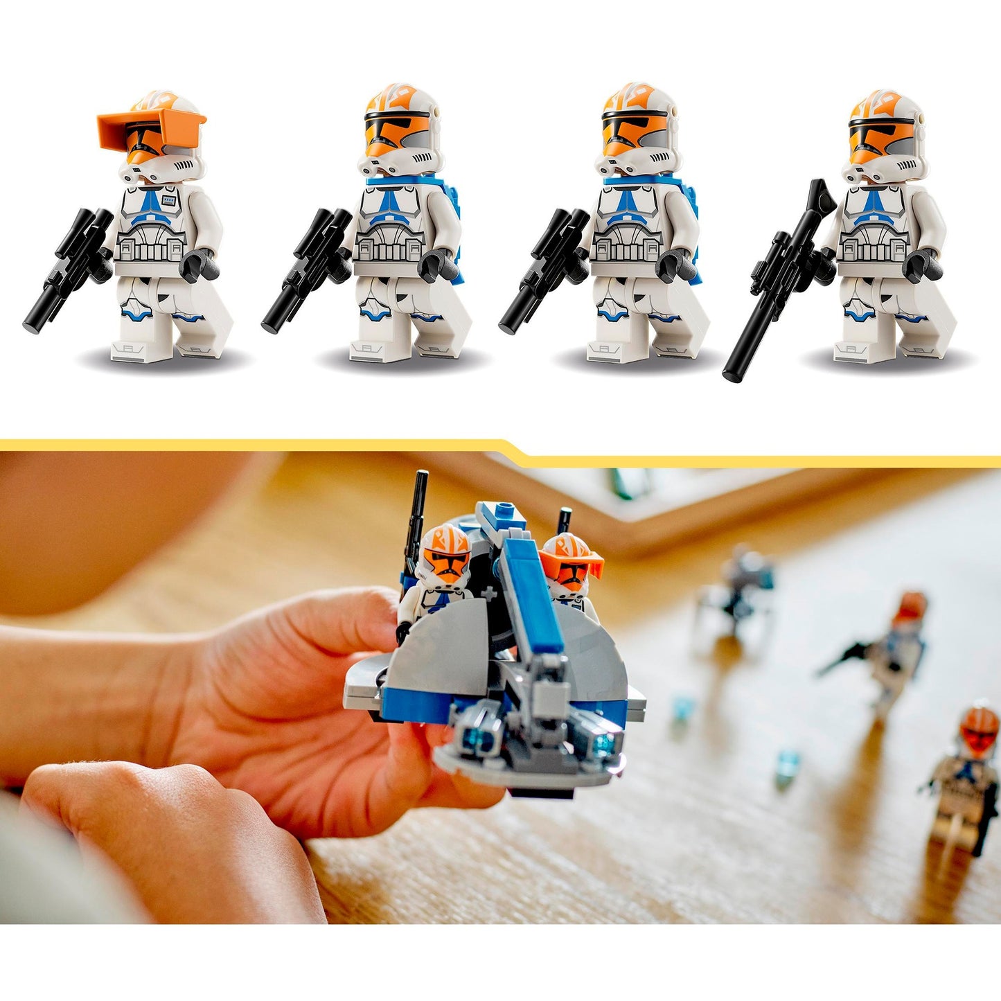 LEGO 75359 Star Wars Ahsokas Clone Trooper der 332. Kompanie - Battle Pack, Konstruktionsspielzeug