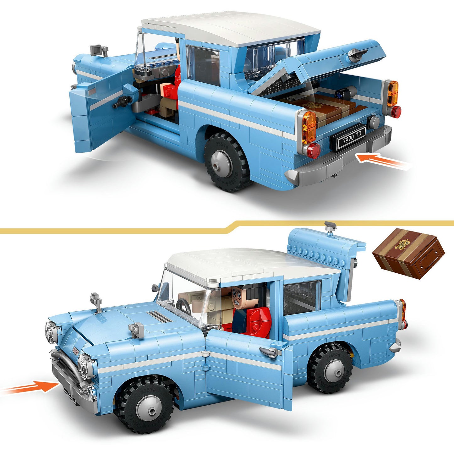 76470 Harry Potter Fliegender Ford Anglia, Konstruktionsspielzeug