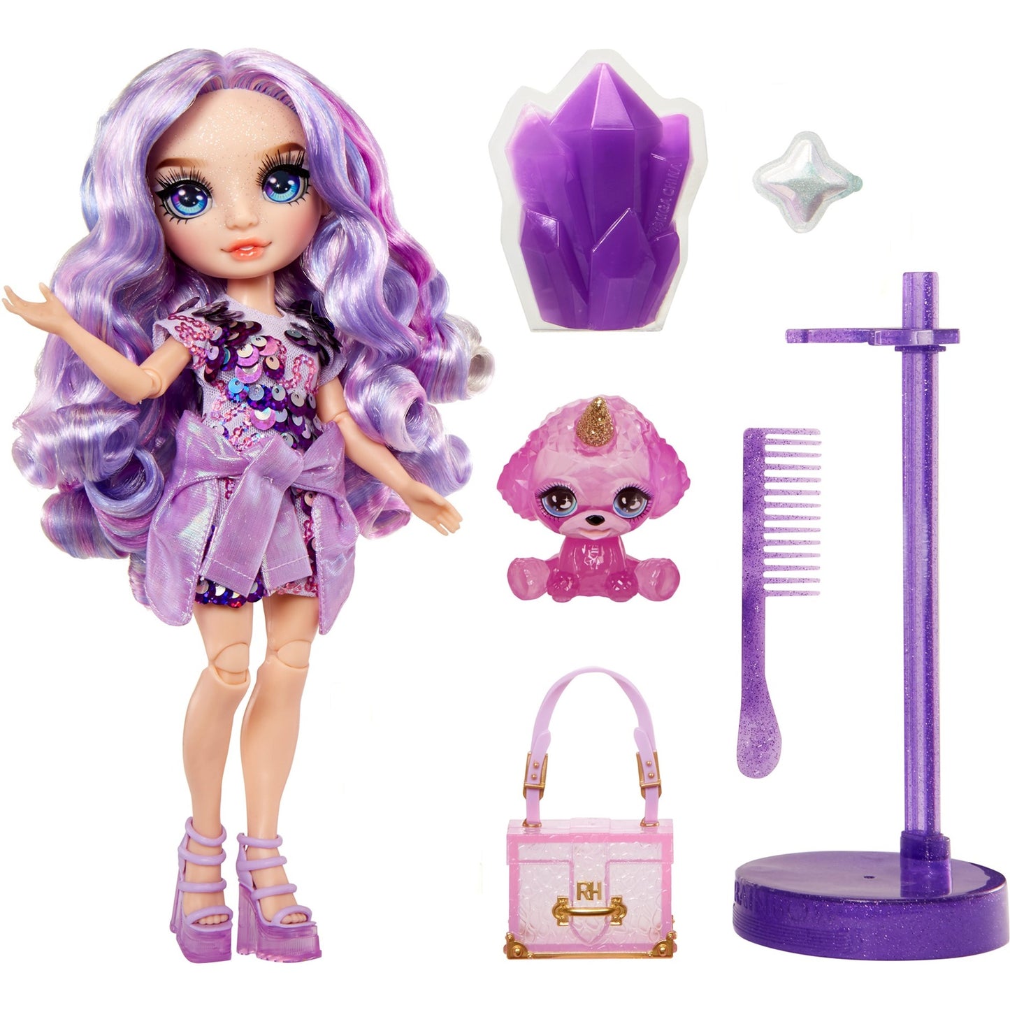 MGA Entertainment Classic Rainbow High Fashion Doll - Violet